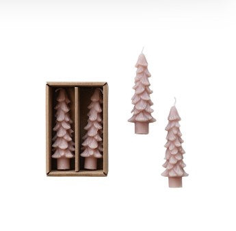 Unscented Tree Shaped Taper Candle