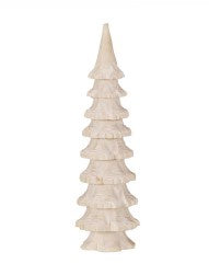 Carved Wood Tree, Natural small