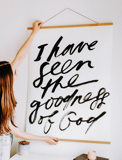 Faith Inspired Hanging Art - I have seen the goodness of God