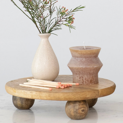 Wood Pedestal