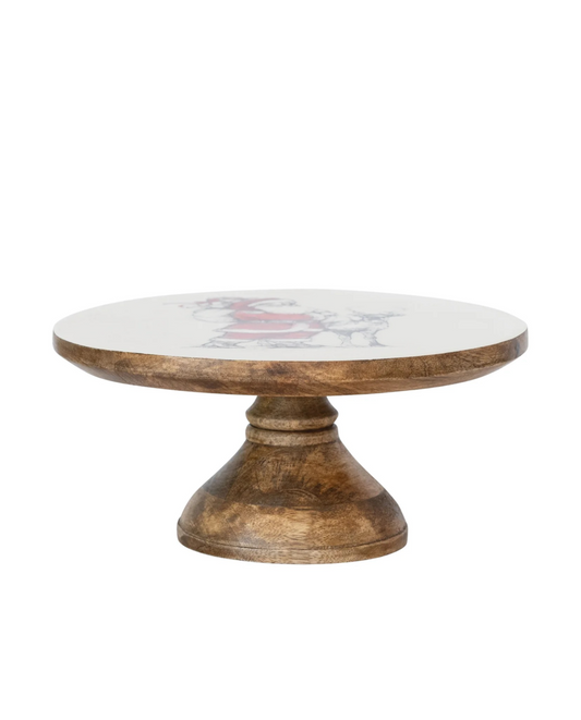 Wood Pedestal