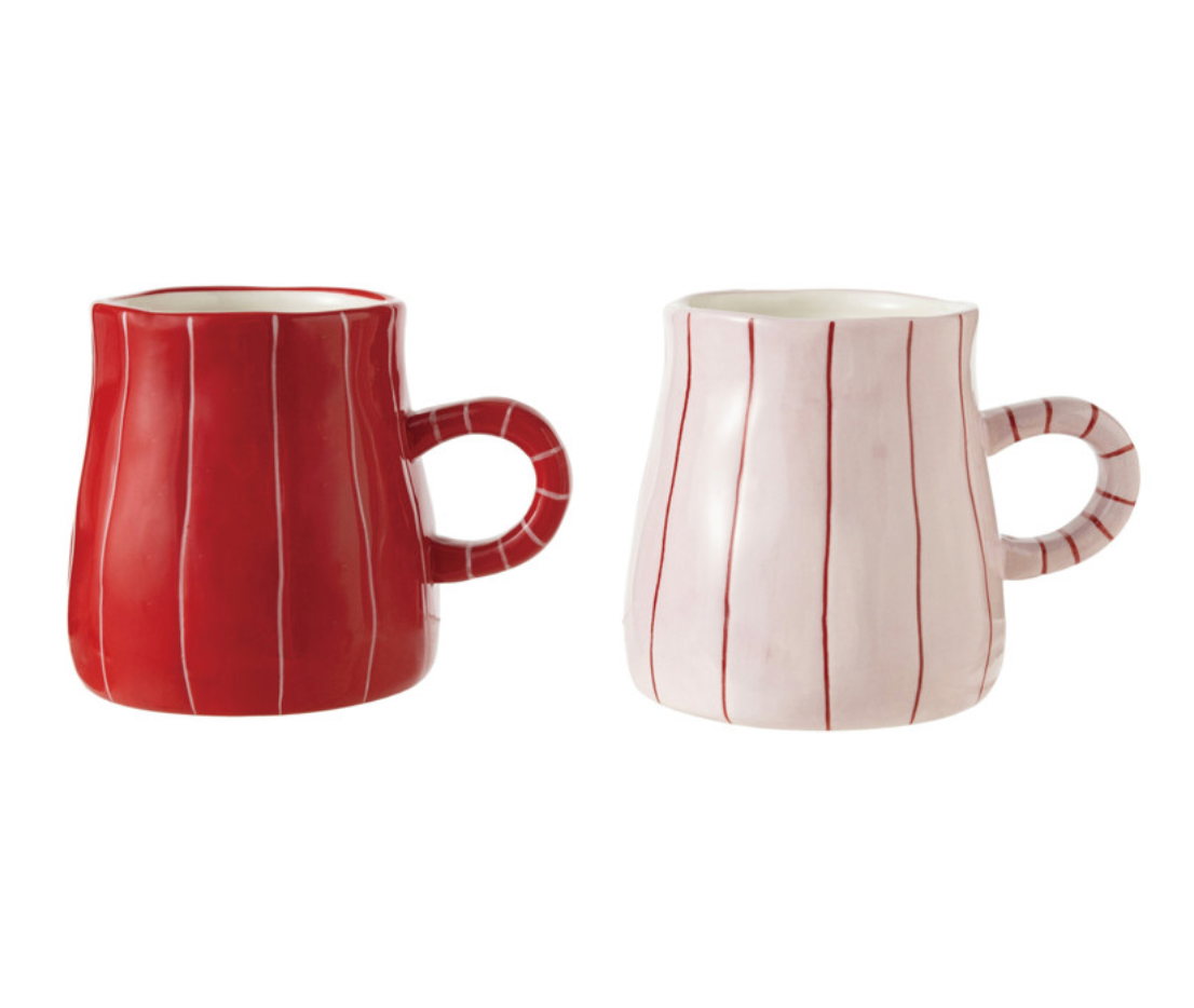 Striped Shaped Mug