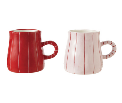 Striped Shaped Mug