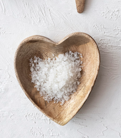 Mango Wood Heart Shaped Dish