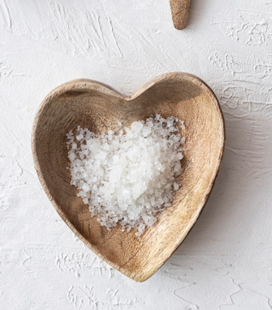 Mango Wood Heart Shaped Dish