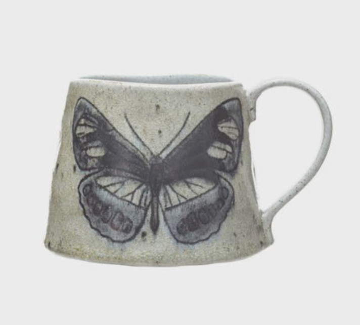 Mug w/ Insect/Bird