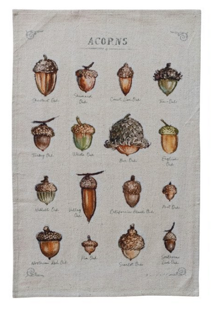 Fall Printed Tea Towel