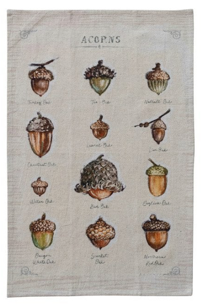 Fall Printed Tea Towel