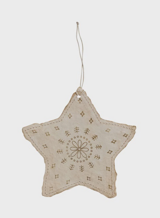 Paper Star Ornament