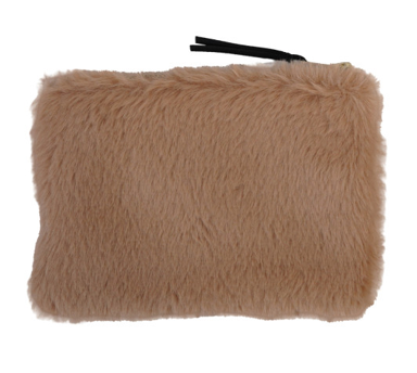 Fur Zip Pouch