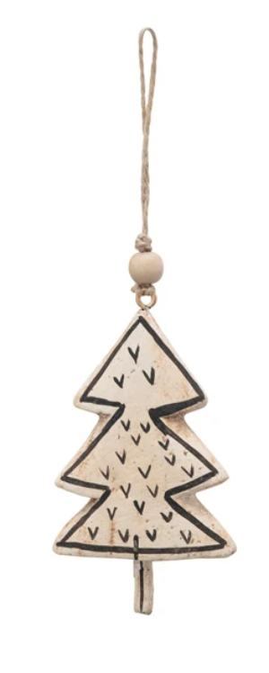 Paper Mache Tree Ornament