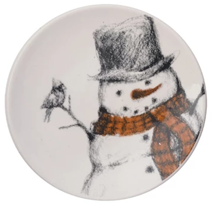 Plate w/ Snowman