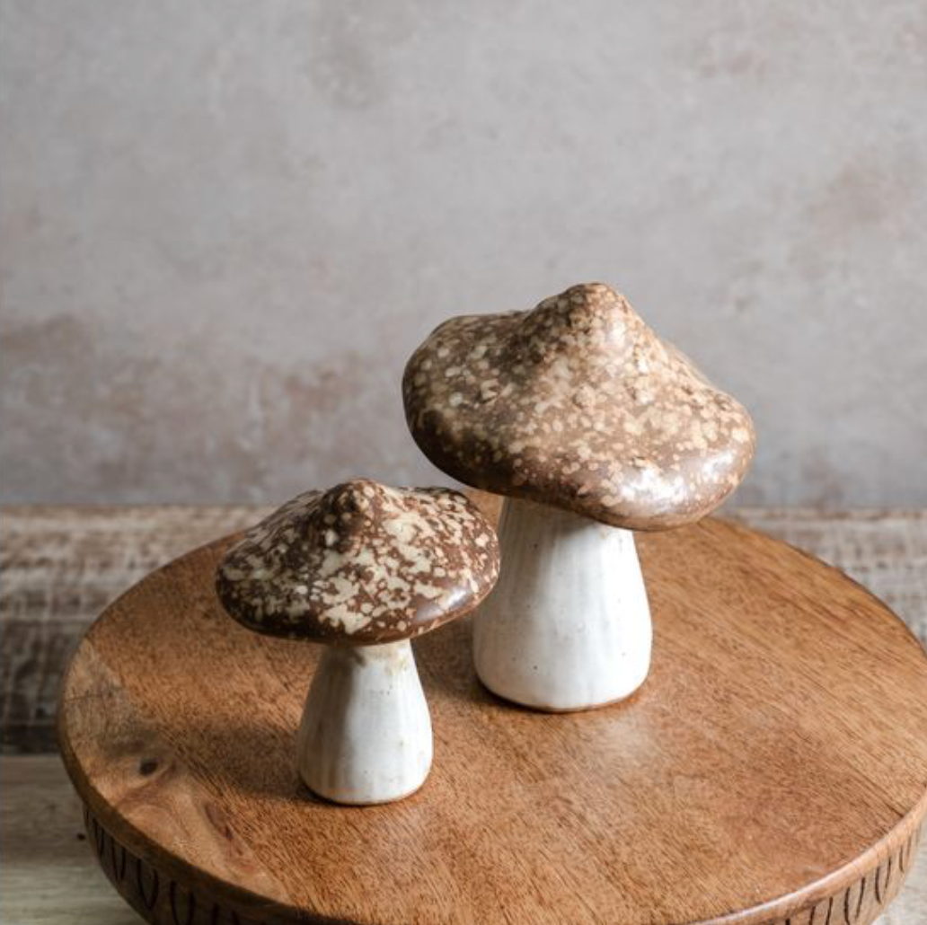 Stoneware Mushrooms