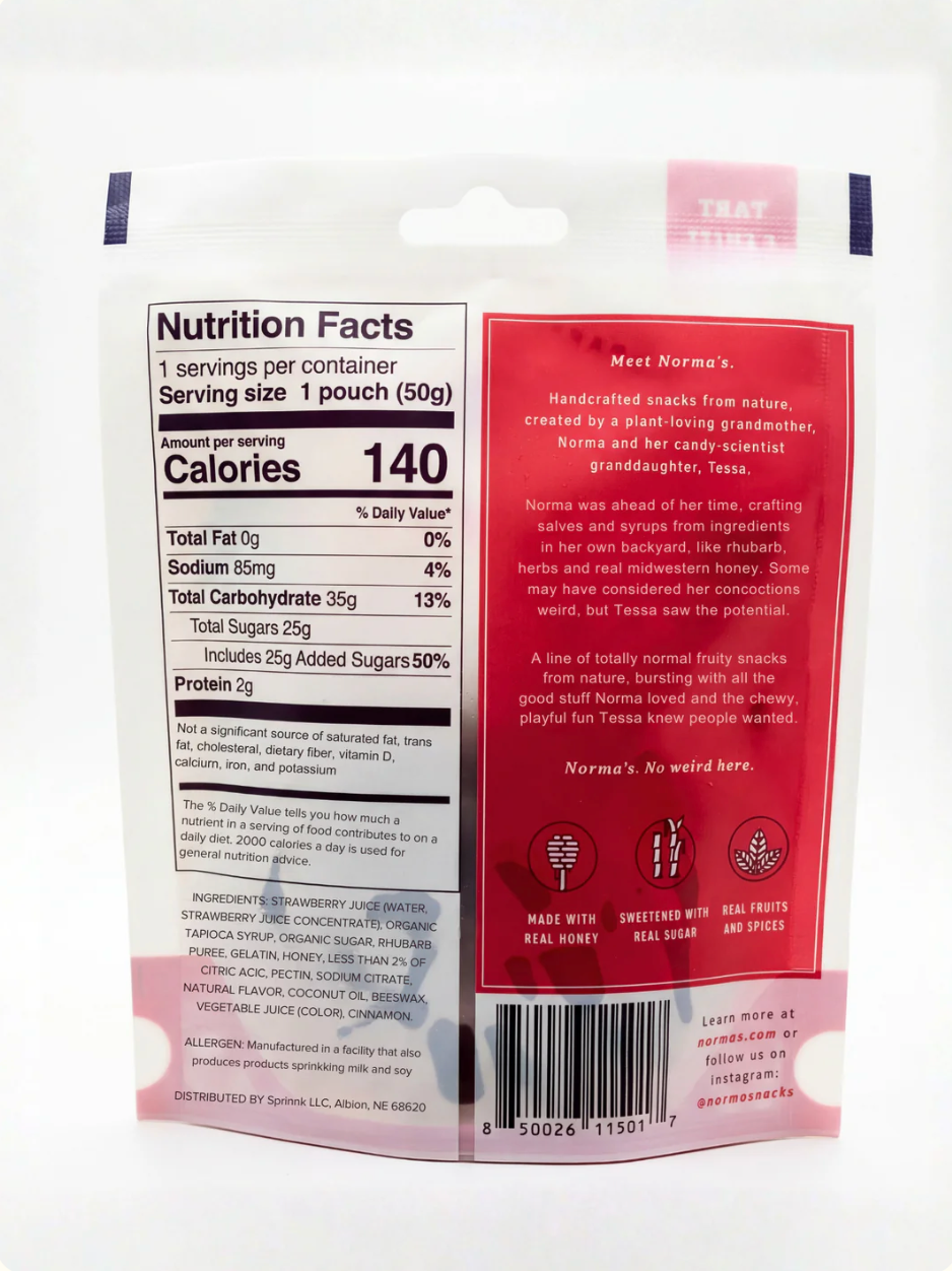 Norma's Fruity Snacks
