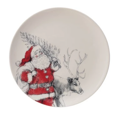 Plate w/ Santa