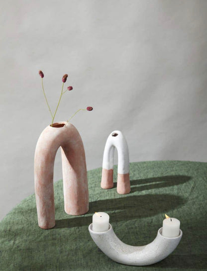 Terracotta U Vase
