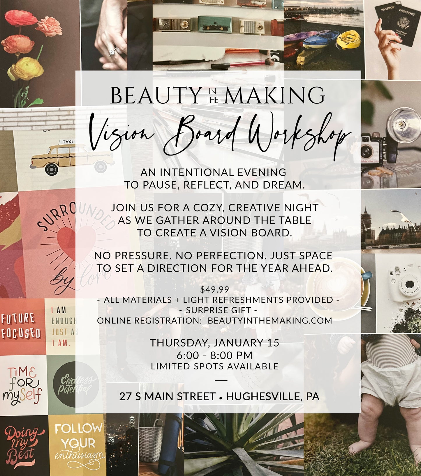 Vision Board Workshop Registration