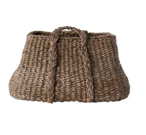 Woven Seagrass Baskets with Handles