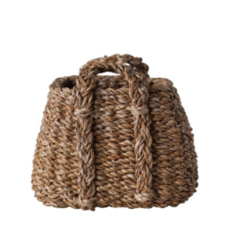 Woven Seagrass Baskets with Handles