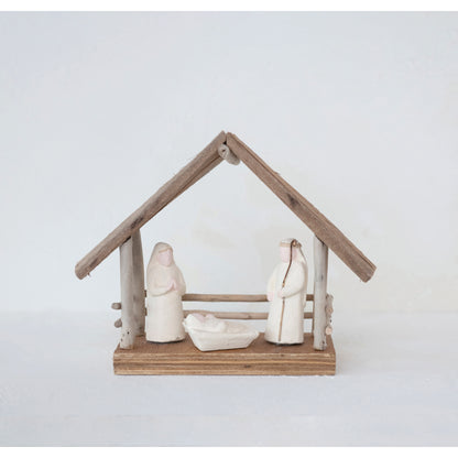 Paper Mache Nativity
