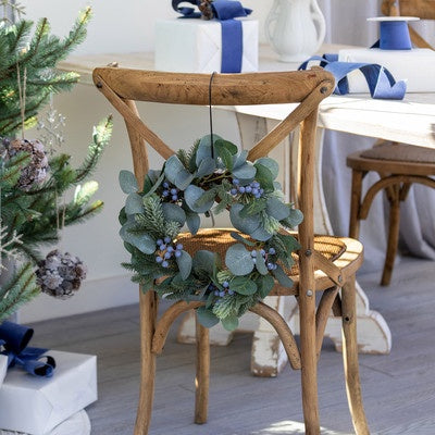Viburnum Berry and Eucalyptus Mini Wreath