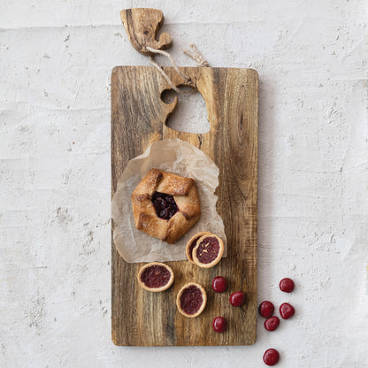 Cheese/Cutting Board with Santa Hat