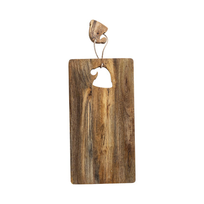 Cheese/Cutting Board with Santa Hat