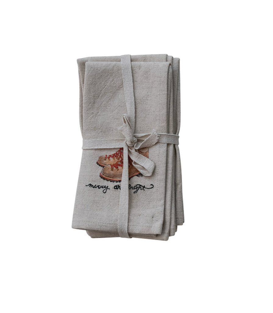 Napkins w/ Holiday Saying