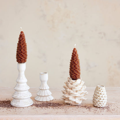Pinecone Taper Holder