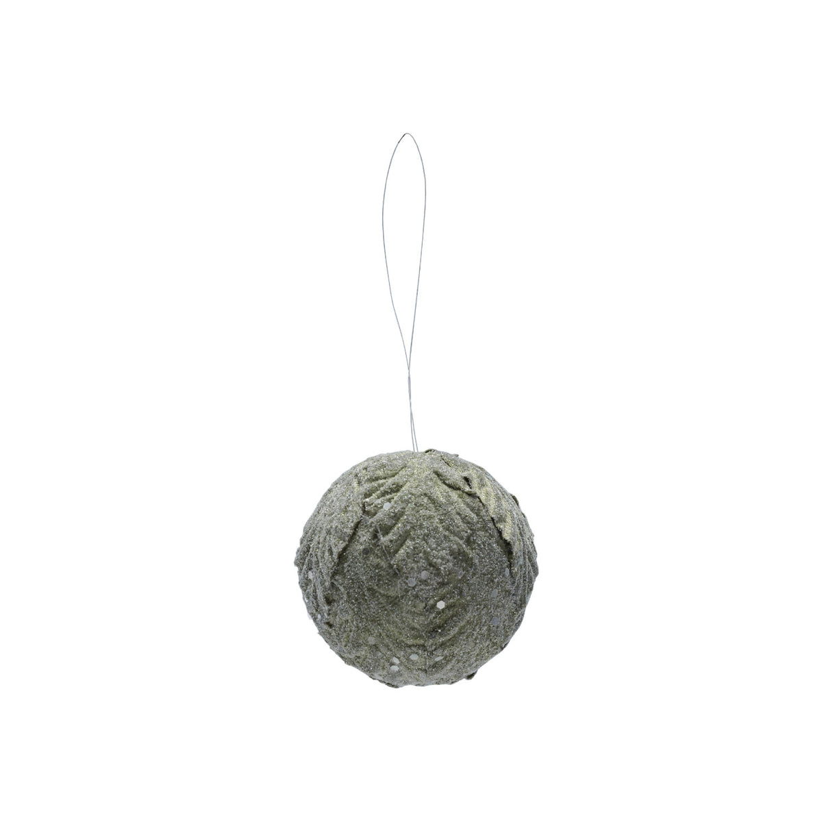 Ball Ornament with Leaves