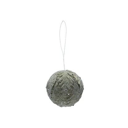 Ball Ornament with Leaves
