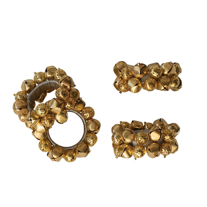 Napkin Rings, Gold Finish