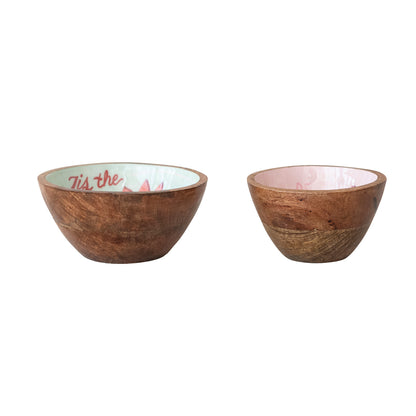 Holiday Wood Bowl