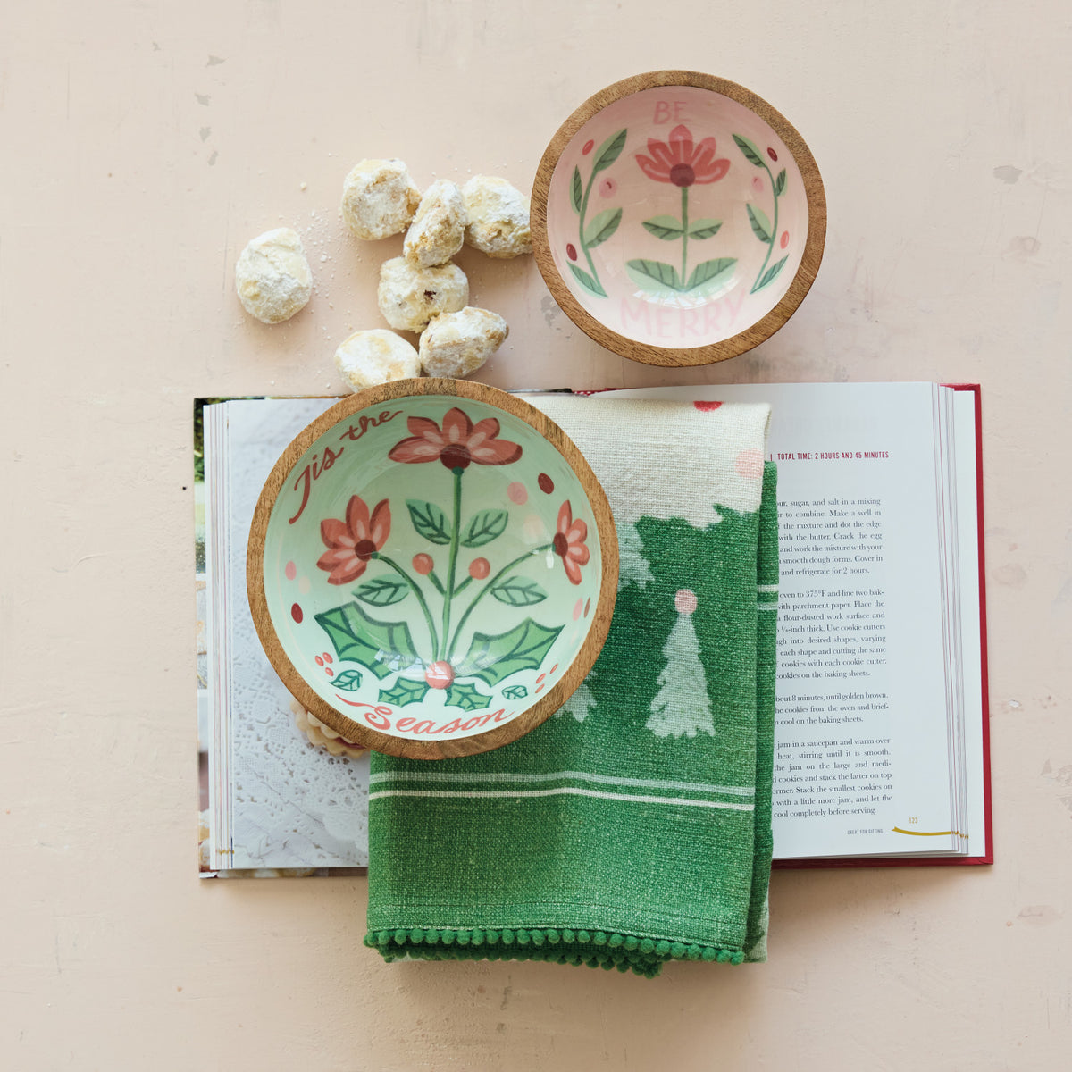Holiday Wood Bowl