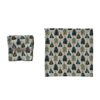 Tree Cocktail Napkins