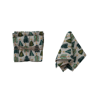 Tree Cocktail Napkins