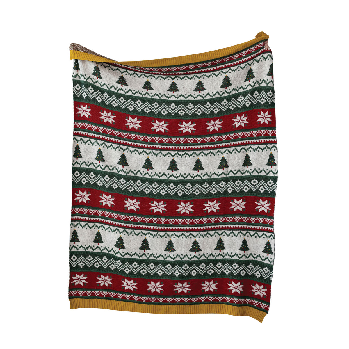 Cotton Knit Throw