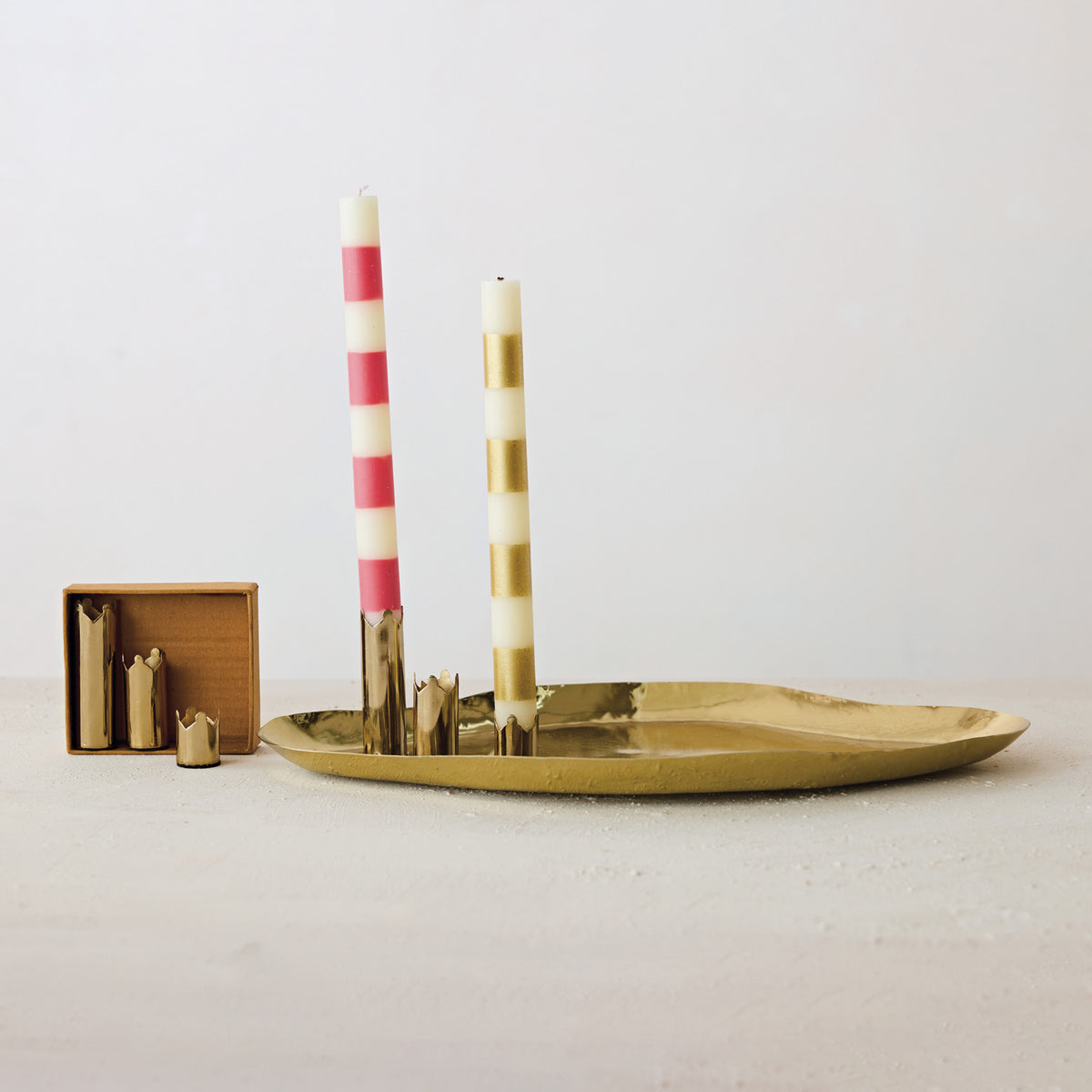 Crown Taper Candle Holders