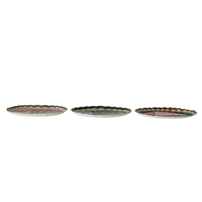 Scalloped Tray with Tree