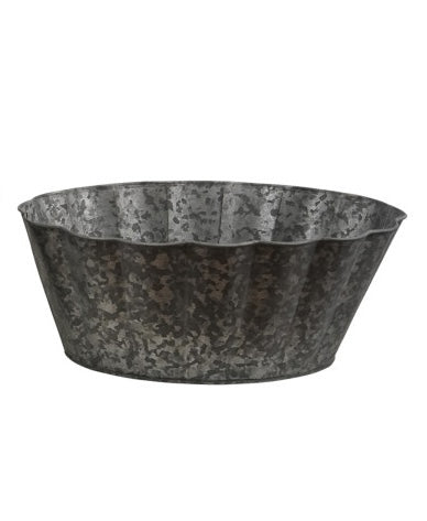 Oval Scalloped Planters