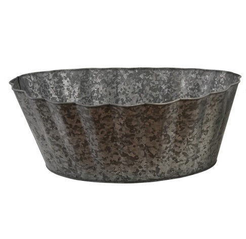 Oval Scalloped Planters