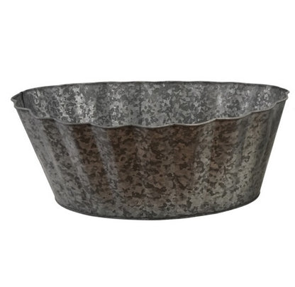 Oval Scalloped Planters