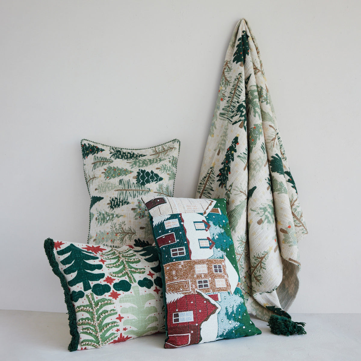 Winter Scene Pillow
