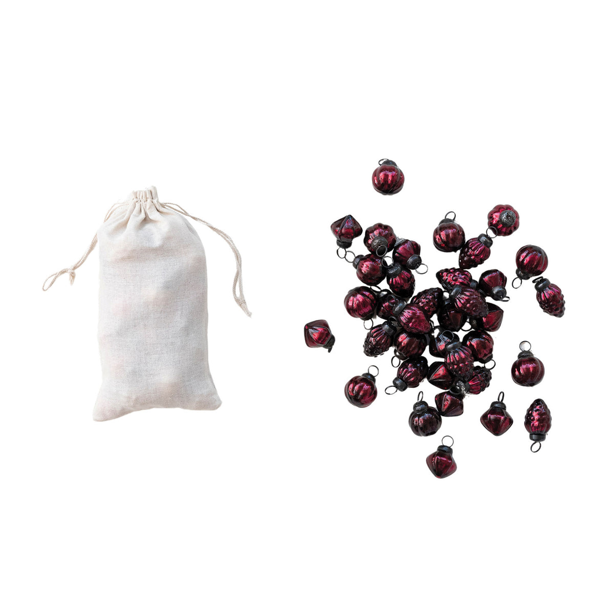 Glass Ornament Set
