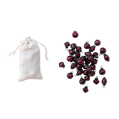 Glass Ornament Set