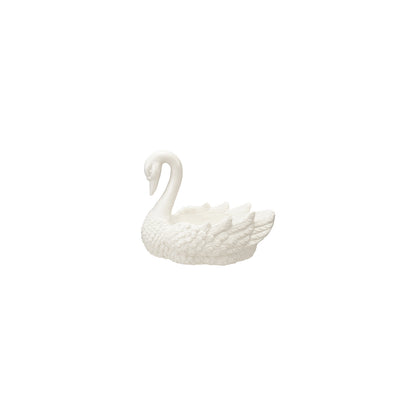 Stoneware Swan Dish