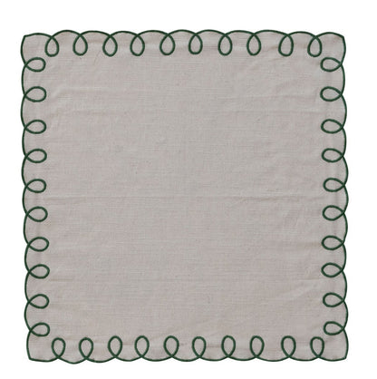 Cotton Scalloped Napkin