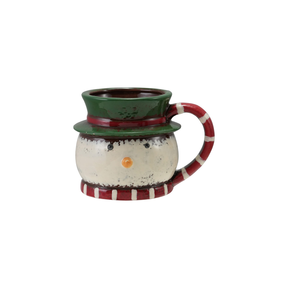 Ceramic Snowman Head Mug