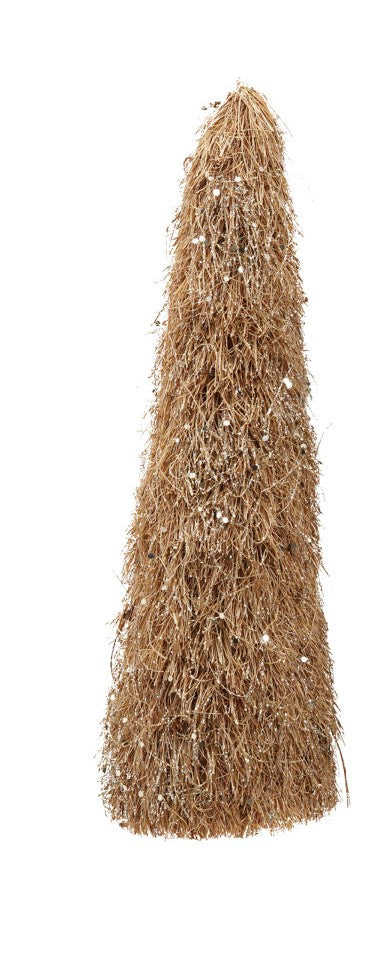 Grass Cone Tree with Glitter