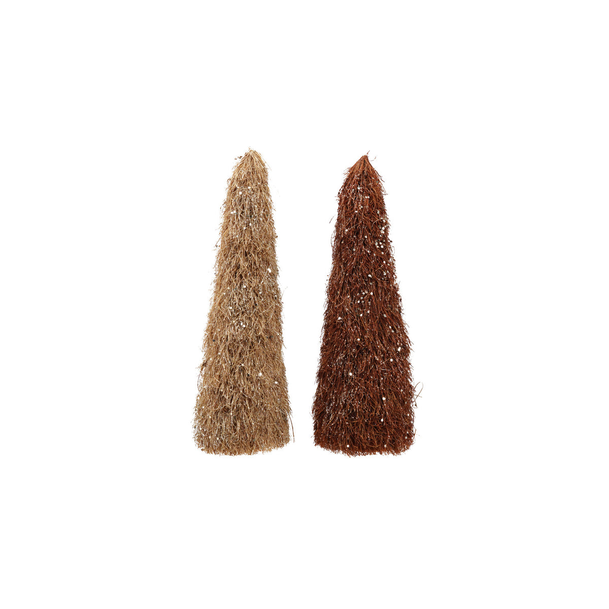 Grass Cone Tree with Glitter
